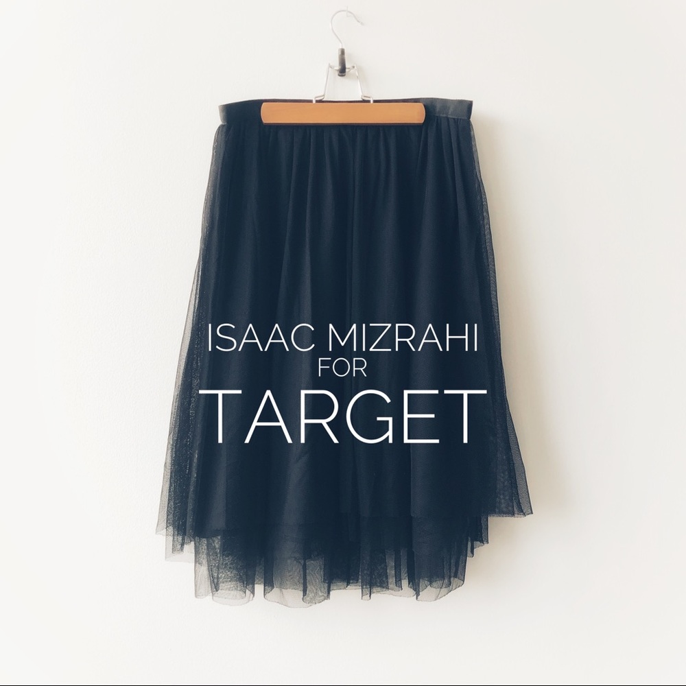 ISAAC MIZRAHI • tulle skirt black ballerina target